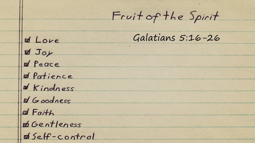 The Fruit of the Spirit (part 2)
