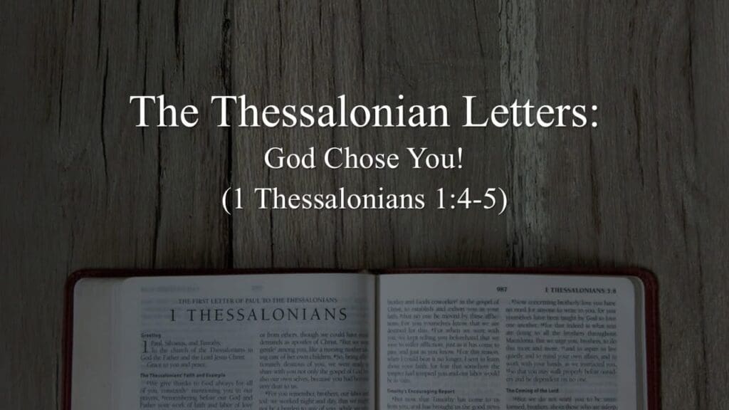 God Chose You!