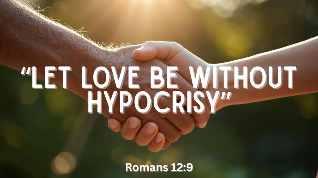 Let Love Be Without Hypocrisy